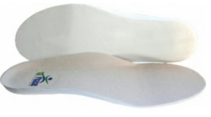 1st Phase White Frelen EVA Moulded Insoles MILD ARCH SUPPORT