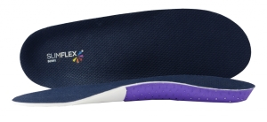 Slimflex Berry Foot Orthotic Insoles, Superior Cushioned Arch Support